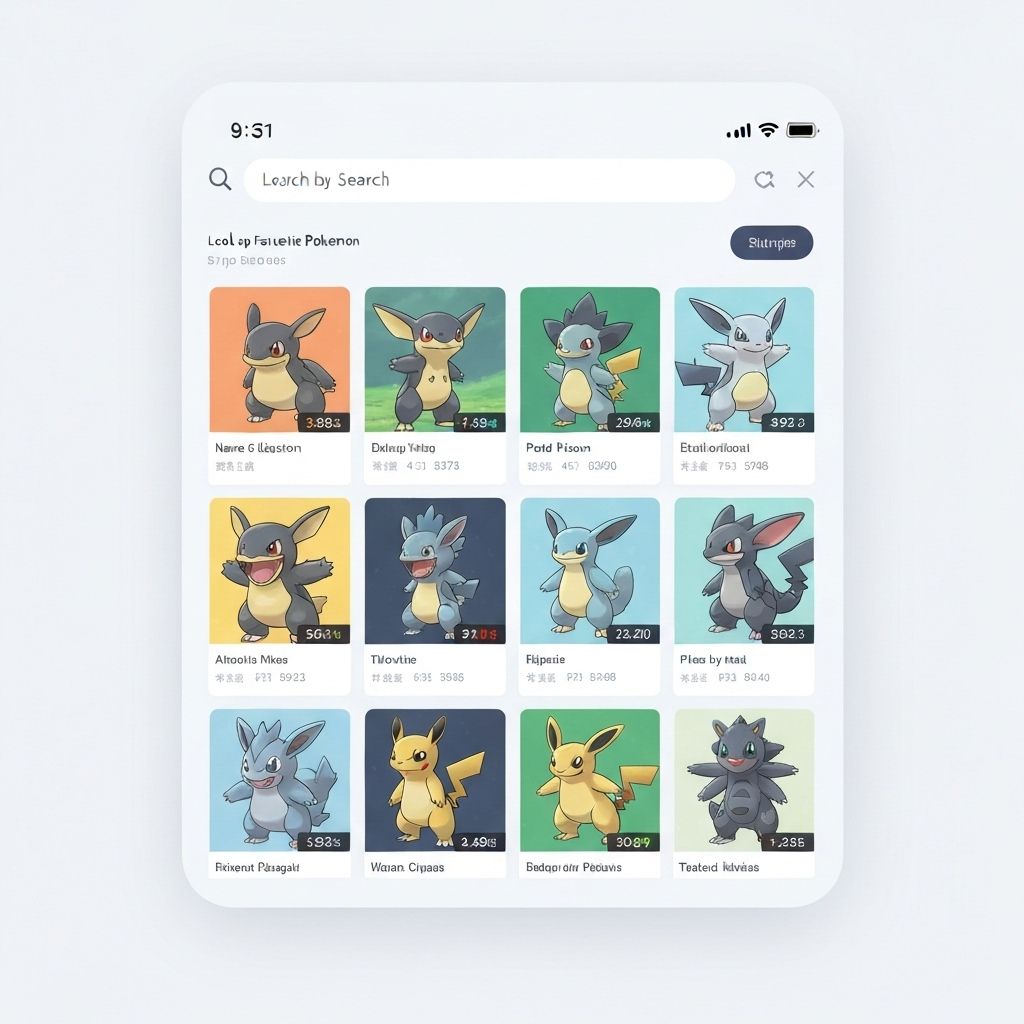 Pokémon Search App